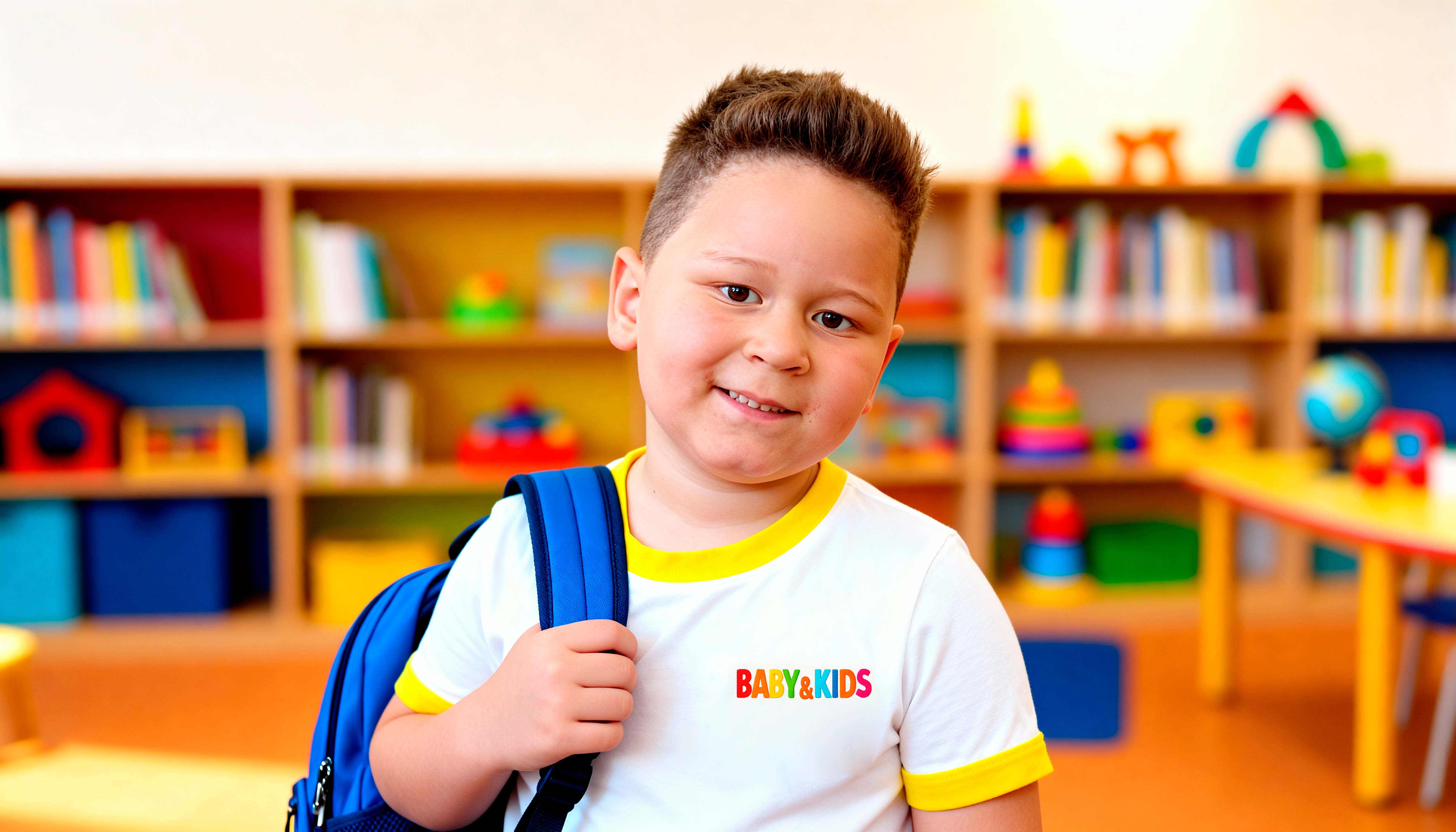 Professora ensinando em sala de aula interativa da Baby & KIDS